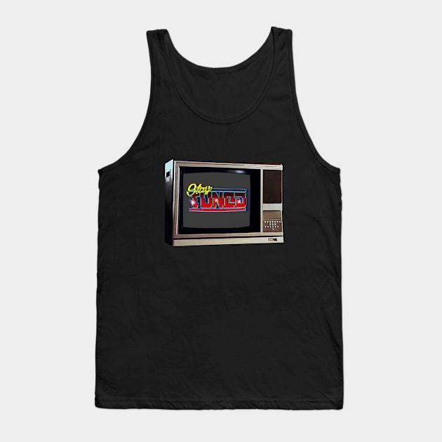 TV SET / STAY TUNED #4 (GLITCHED) Tank Top by RickTurner